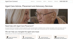 Desktop Screenshot of agedcareconnect.com.au